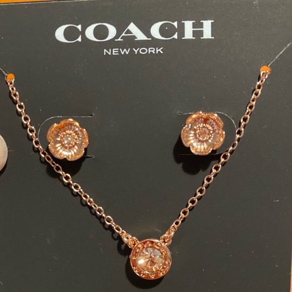 COACH Necklace And Earring Set - Picture 4 of 16